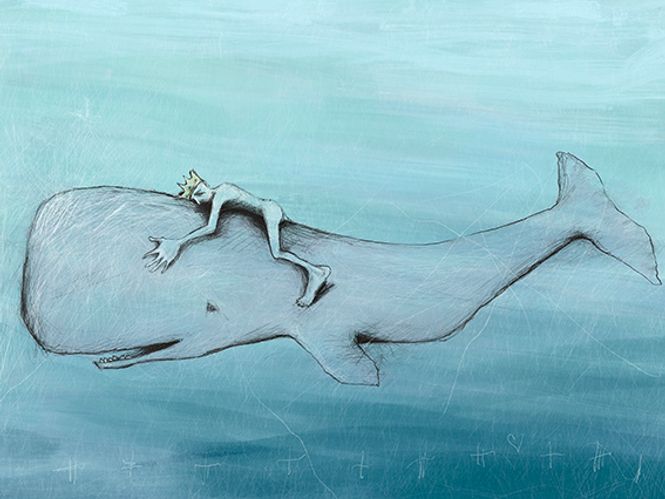 Hovedbilde The Whale 61x50 cm