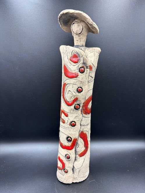 Hovedbilde Keramikk dame #III ca 28 cm høy