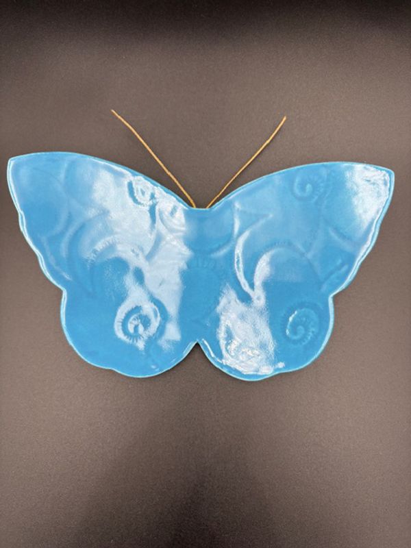 Sommerfugl blå medium