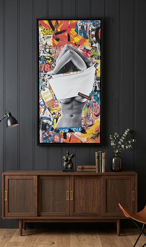 Censored 54x104 cm original