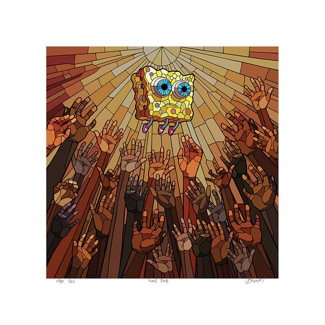 Hovedbilde Hail Bob 30x30 cm med ramme