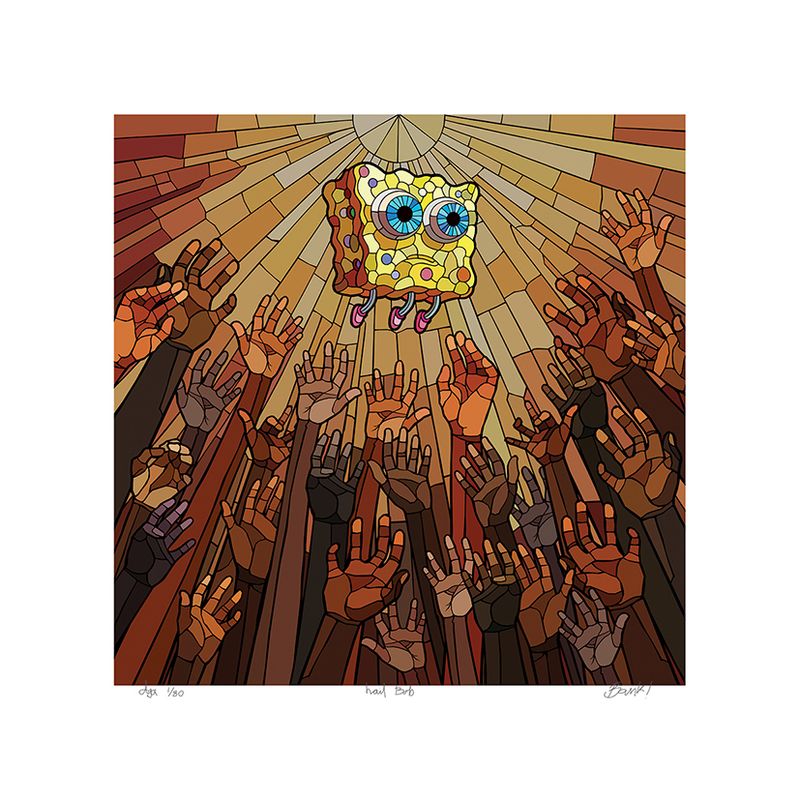 Hail Bob 30x30 cm med ramme