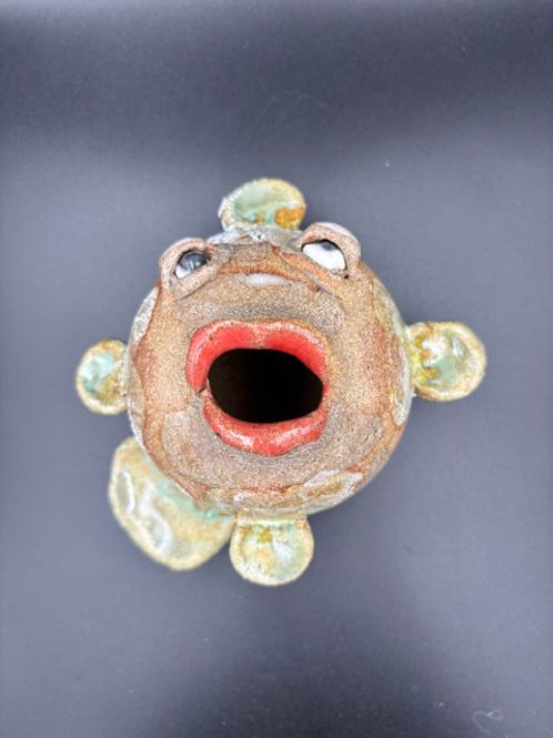 Hovedbilde Keramikk fisk til vegg #5 ca 12x12 cm
