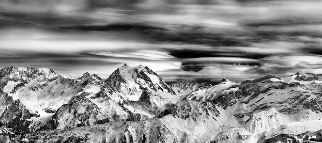 Hovedbilde La Saulire Courchevel 60x110 cm