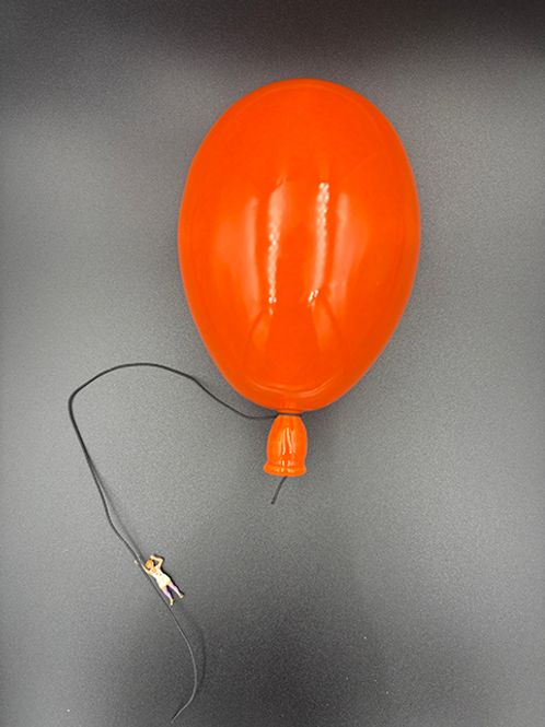 Hovedbilde Keramikk ballong oransje #14 cm